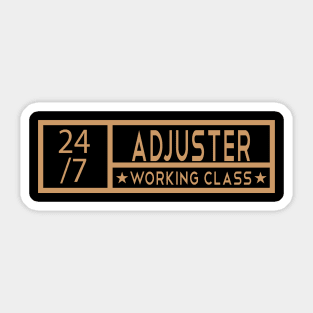 Adjuster Tittle Job Sticker